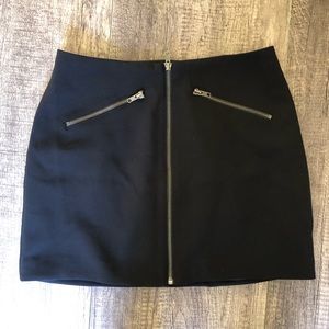 Forever 21 Zipper Mini Skirt